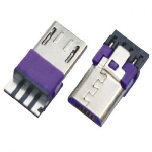 MICRO USB 1.5 AMP. 4PIN PURPLE