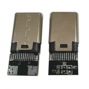 TYPE C CONNECTOR NICKLE PLATED 2 PIN