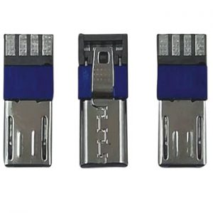 MICRO USB 1.7 AMP. 4 PIN BLUE
