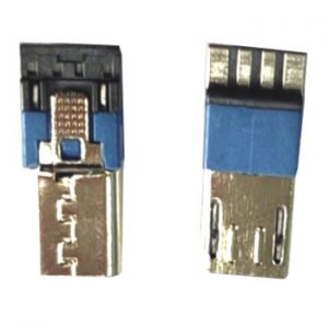 MICRO USB 1.5 AMP. 4 PIN BLUE