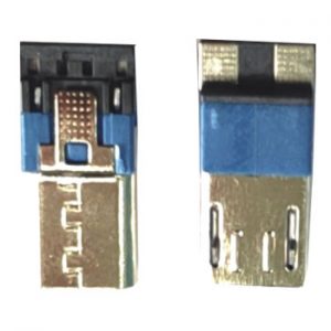MICRO USB 1.5 AMP. 2 PIN BLUE